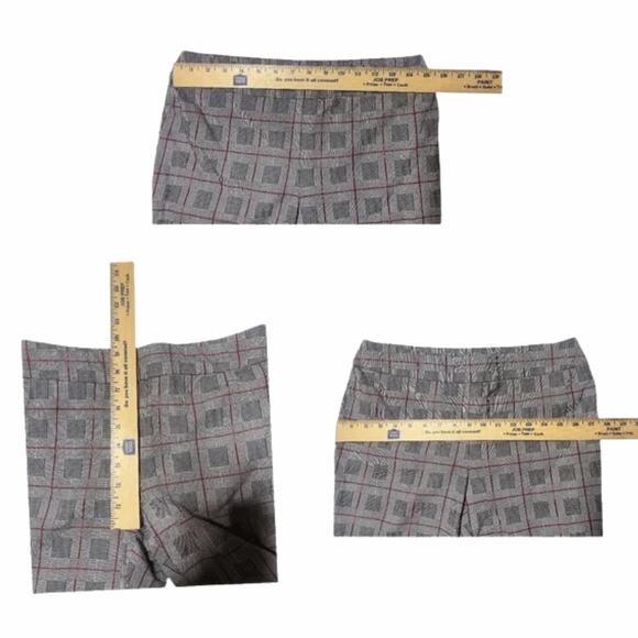 Alfani Trousers Size 6 Tummy Control Ankle Pant Grey Slacks Career Professional - Picture 3 of 7